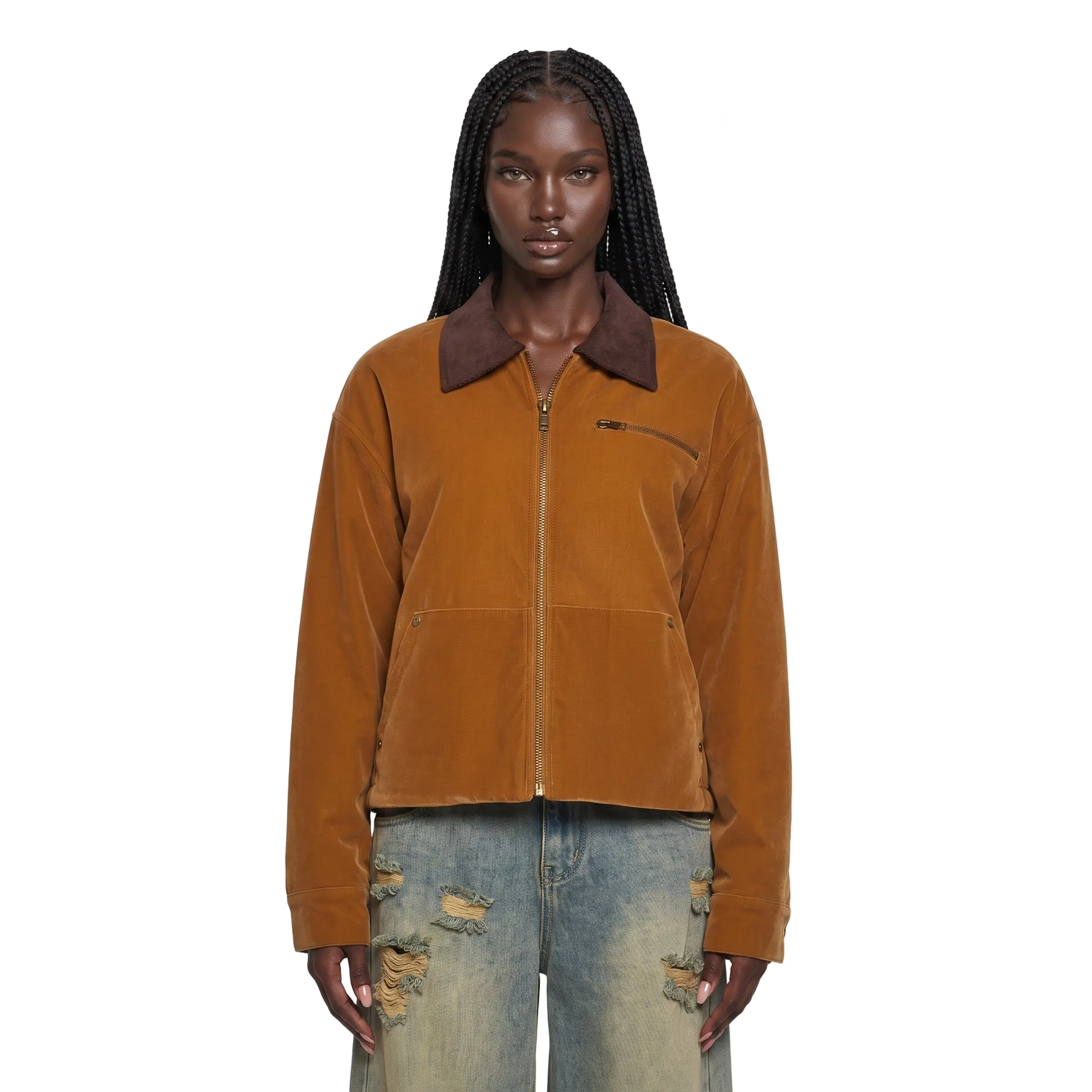Fall Wanderer Cropped Workwear Jacket