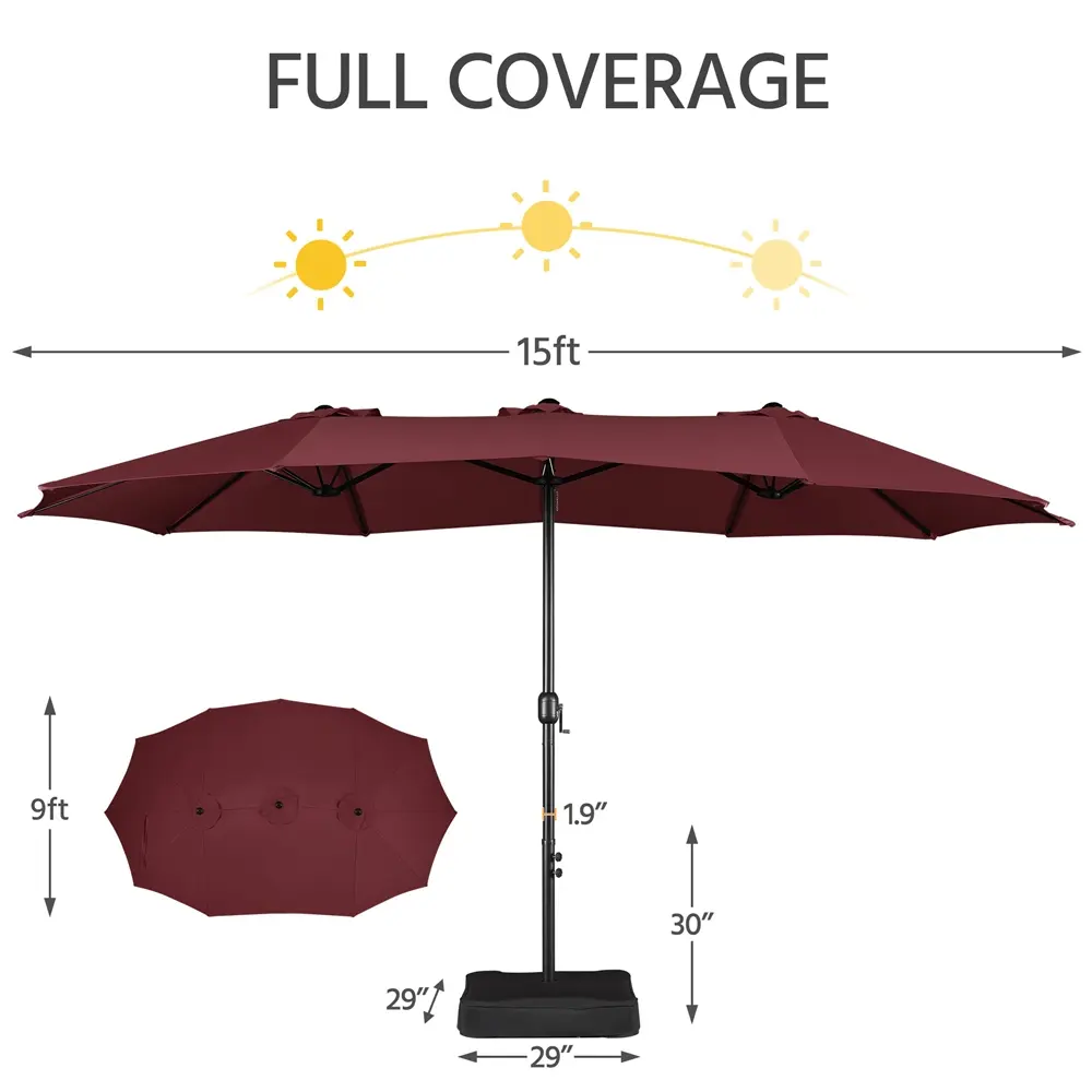 15FT-Burgundy-Base Include