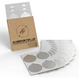 Foils  for    Line Stainless Steel Coffee Pods,Compatible with  Originaline Machine, 100 count   Line Capsules Coffee Pods