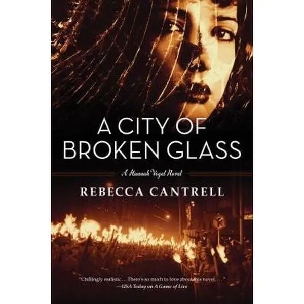 Used Literature Book - Novel: A City of Broken Glass (Hannah Vogel Book 4) by Rebecca Cantrell (Hardcover, English)