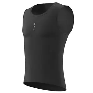 Souke Sports Men's Quick Dry Sleeveless Cycling Base Layer- CS1100 - Black