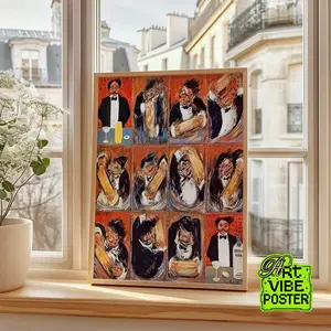 Guy Buffet Martini Poster: Bar Art, Home Decor Unframe-style