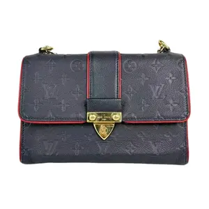 Pre-owned Louis Vuitton Leather Crossbody Bags Navy Saint Sulpice Monogram Empreinte Crossbody Bag