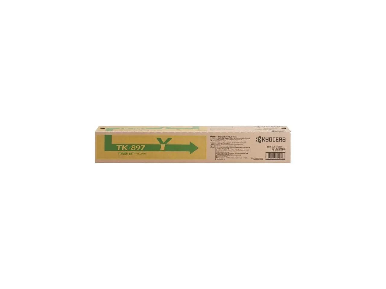 Kyocera TK897Y Toner, 6000 Pages Yellow