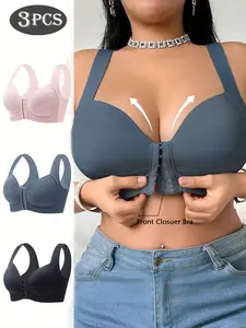 3-Piece-Dopamine Spring Women's Stylish Lingerie | Worn Like a Cloud Hug |  Set Plus Size Bra push, Chic, Fabric