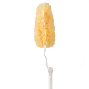 Duster Refills, Heavy Duty Cleaning Dusters With 3-Foot Extendable Handle, 10 Refills, Reusable Non-Woven Fabric, 360-Degree Dusting Kit For Furniture, Blinds, Ceiling Fans, Walls, Corners