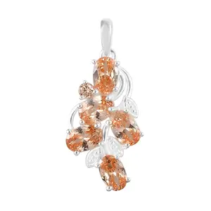 Cubic Zirconia CZ 925 Sterling Silver Pendant for Women Jewelry Birthday Christmas Gifts for Women