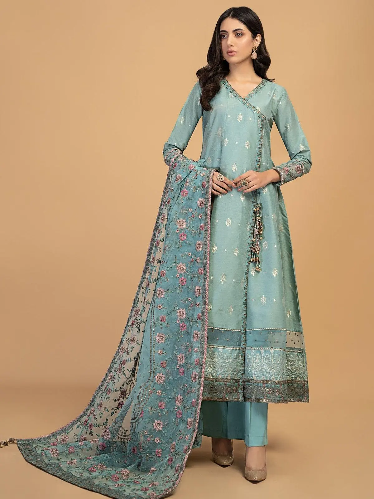 Maria.B. Suit Green SF-EF23-07 Small