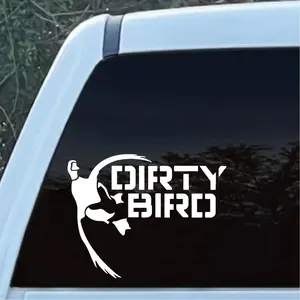 Dirty Bird Waterfowl Duck Hunting Window Decal Sticker