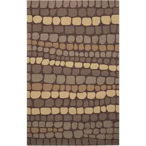 Nourison Fantasy FA02 3d-Textured Bright Mystical Themed Indoor-Only Area Rug, Multicolor, 3'6" x 5'6", 3D-Textured Area Rugs, Bright Area Rugs