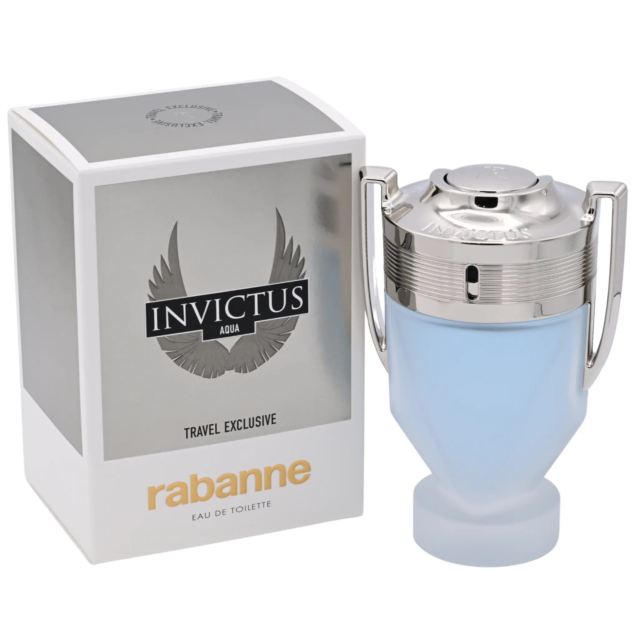 Paco Rabanne Invictus Aqua Eau de Toilette Spray - Men's Fragrance, Bold Confident Scent, Minty Fresh Aquatic EDT Scented Cologne, Masculine Blend Fragrance, Modern Vision of Masculinity, Ideal Men's Gift, 3.4 oz