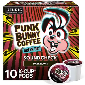 Punk Bunny Coffee Soundcheck Coffee - Dark Roast Coffee - Keurig K-Cup Pods