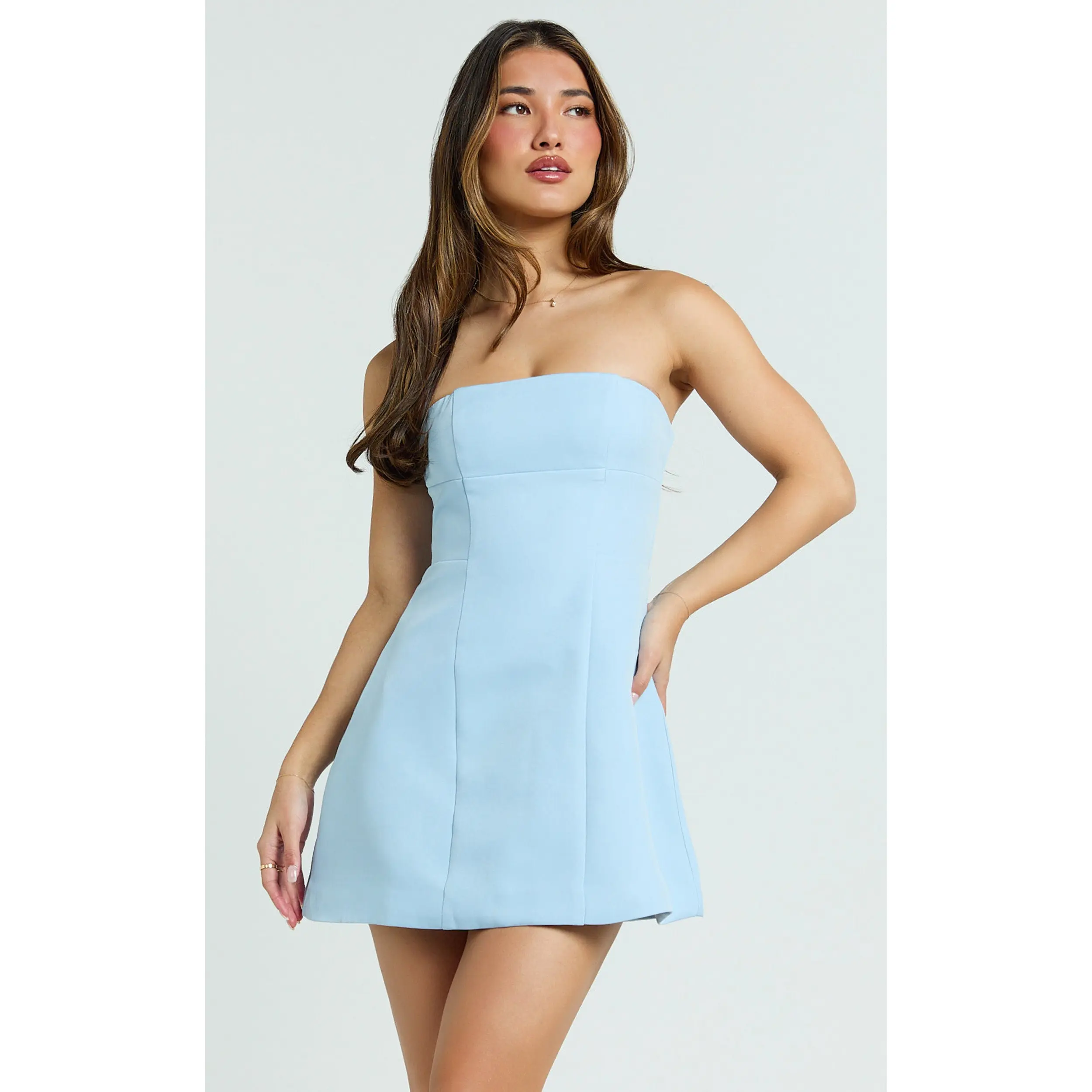 knee length dresses for ladies Sherri Hill 57422 - Short Chiffon A-Line Dress