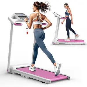 Home Treadmill with Incline, Walking Pad Treadmill, Running Machine, 2.5 HP Quiet Brushless, 265 lb Capacity, App, Pulse Sensor Heart Rate with LCD Display, Cup & Phone Holder