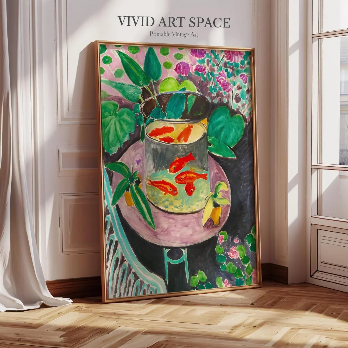 Henri Matisse Painting Print - Goldfish | Canvas Print | Giclée Print | Fine Art Print | Large Wall Art Print | Colorful Wall Art Poster, Simple Look, Easy to Match, Made to Last, Durable Quality