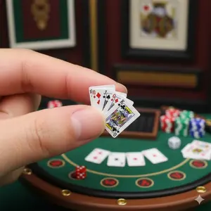 Portable Moisture-Proof Mini Poker Set | Blind Box Random Collectible Cards | Tabletop Game Essential for Dorm Camping | Social Icebreaker Tool | Pocket-Sized Easy to Carry
