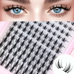 Cartoon Theme False Eyelashes, Wide Extension, Moisturizing Formula, Anime Curl, 120 Pieces, 9-16mm, Solid Form, No Ca Prop 65