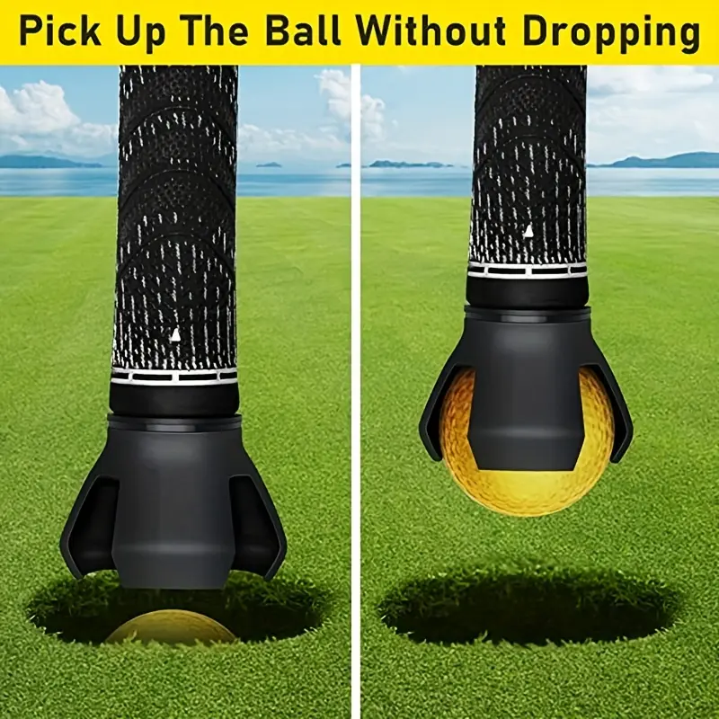 3 pieces Easy Reach Golf Ball Picker - No More Back Pain, Convenient Golf Ball Retrieval Tool