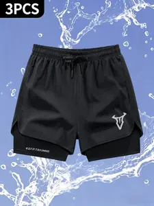 Men's Lightweight Summer Gym Shorts, Waist Drawstring & Inner Pockets, Perfect for Basketball, Fitness, Running, Outdoor Activities