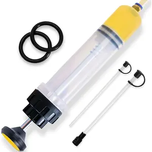 Automotive Fluid Extractor, Oil Extractor Pump, Upgrade Manual Extraction and Filling Pump, Oil Change Syringe, Suction Vacuum Fuel Car Transfer (200CC)
