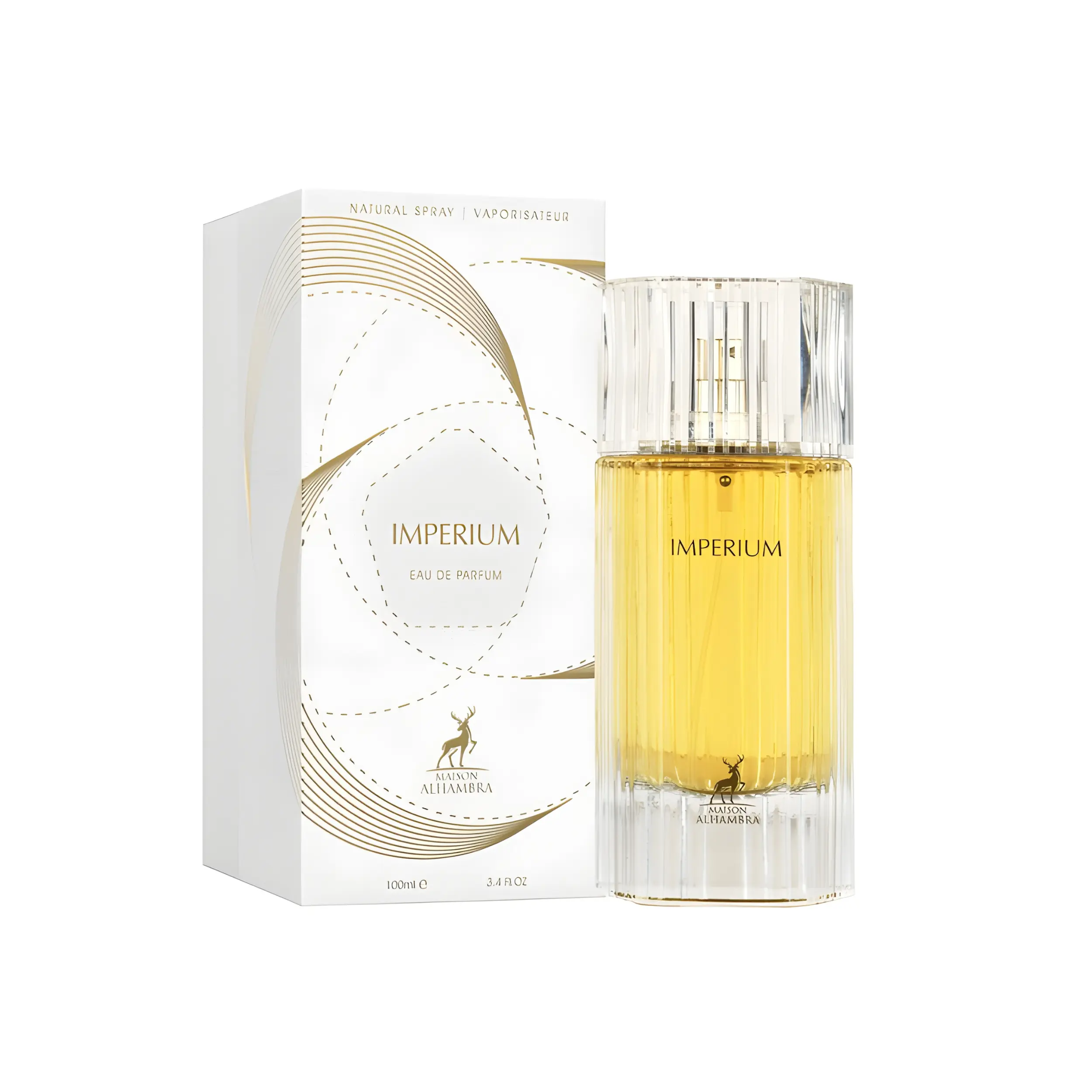Imperium Eau de Parfum, an Aromatic Unisex Fragrance with Spicy Warmth - Woody Amber Scent with Vetiver and Fruity Notes, Single Item, 100ml / 3.4 oz, Amber Woody Spicy, Signature Scent, Adults, 3.4 Fl Oz, Lavender, Liquid, Regular Edition, Woody & Earthy