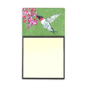 Carolines Treasures  Hummingbird Refiillable Sticky Note Holder or Postit Note Dispenser- 3 x 3 In.