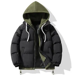 Men's hooded windproof jacket, a casual jacket with pockets for spring and autumn seasons, suitable for casual wear, windproof jacket, spring coat, minimalist design, durable fabric, practical pockets, autumn coat, loose fit.