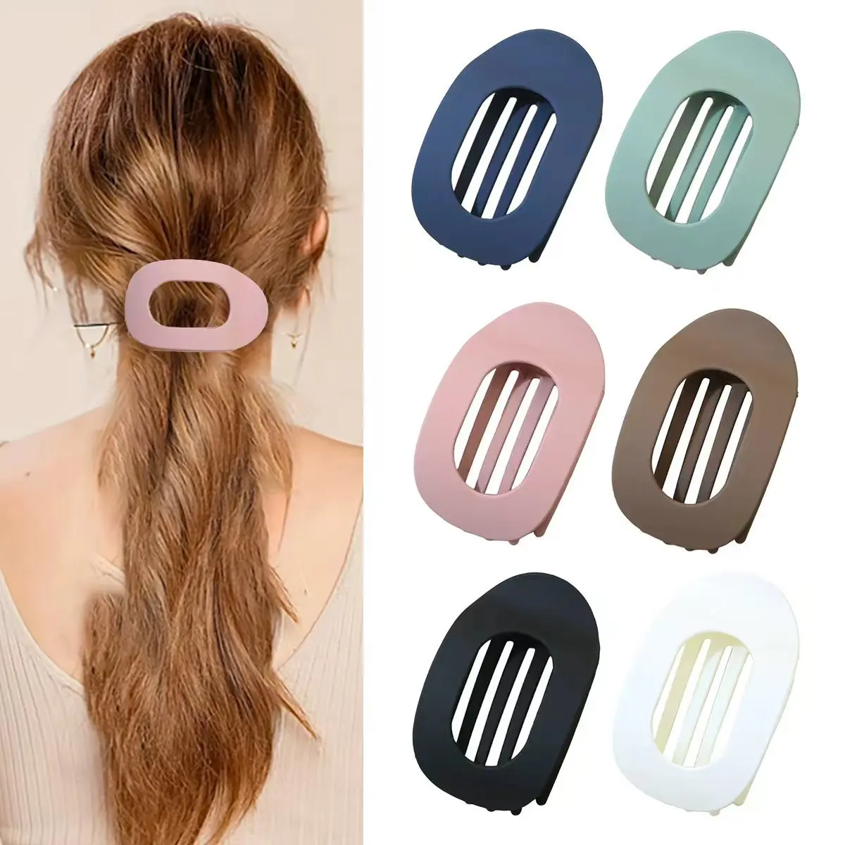 6 piece set E (oval duck clip)