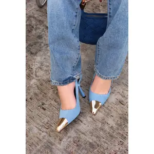 Sophia Slingback Pumps - Denim