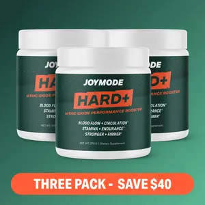 Hard+ Nitric Oxide Performance Booster (3-Jars, 90 servings) Fitness Supplements for Heart and Vascular Health Dietary Supplement - Healthcare(Type)