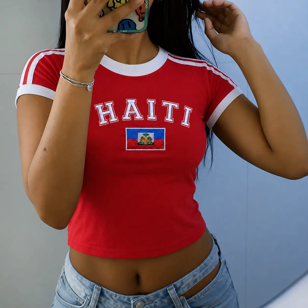TShirt Bordada- Haití