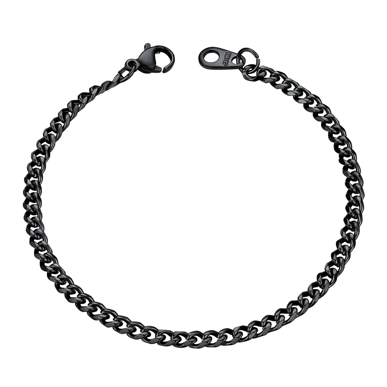 3mm-Cuban Chain-Black