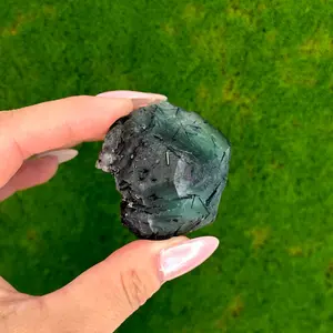 Fluorite with Black Tourmaline from Erongo, Namibia