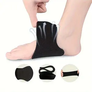 1 Pair Unisex Compression Arch Support Brace for Flat Foot, High Arches, Fallen Arches, Heel Fatigue