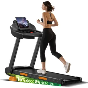 Umay Incline Treadmill Foldable  Walking Pad, 0.6-7.0MPH for Home 3.0HP Treadmills Screens Display Portable with Handle 400 LBS Capacity, Summervibes，Summer wins