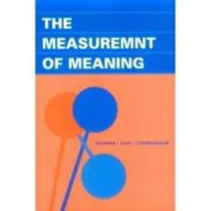 USED-The Measurement of Meaning by Osgood, Charles E. (Paperback)