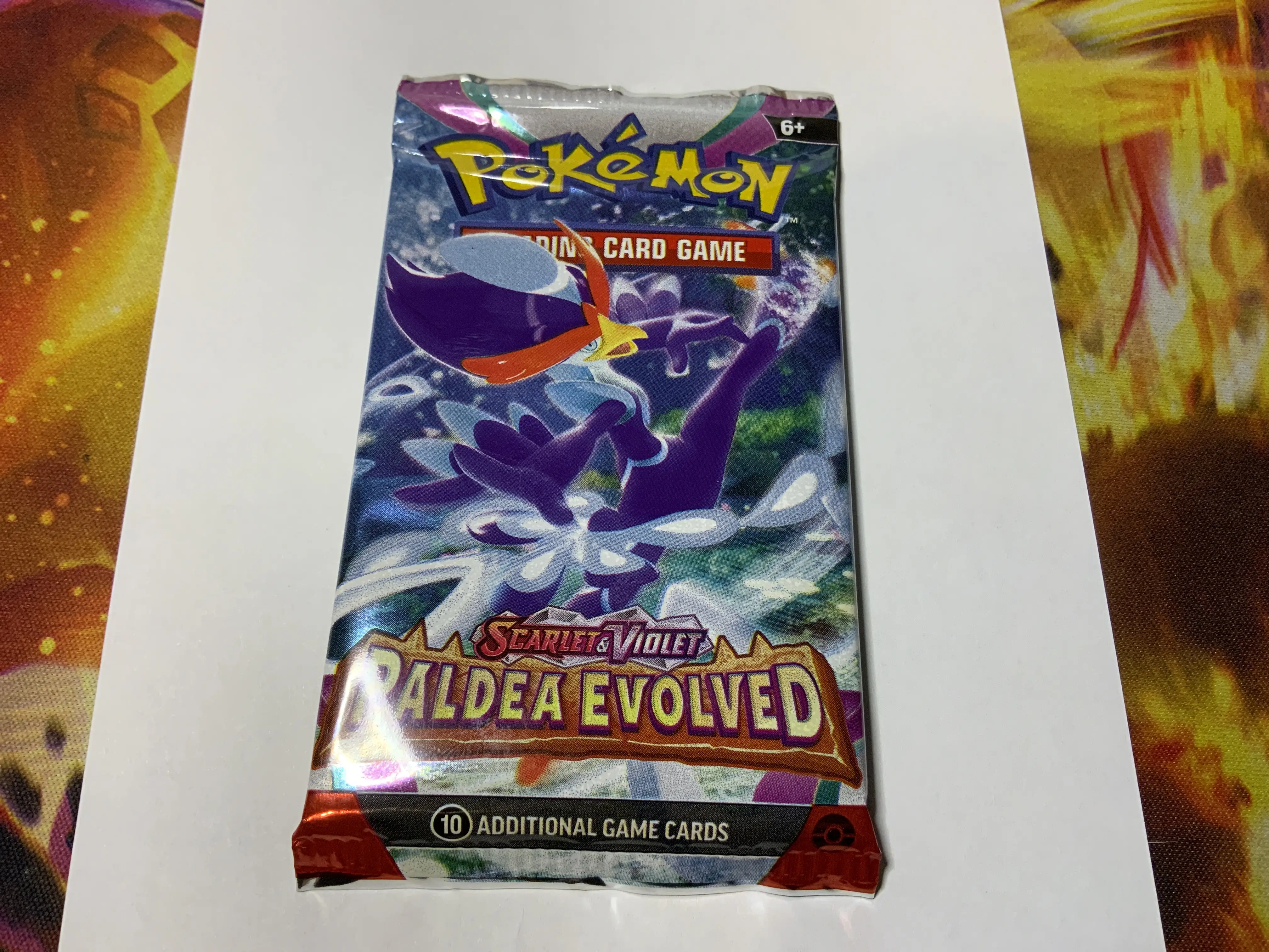 Pokemon Paldea Evolved Booster Pack 10 Cards Total booster pack