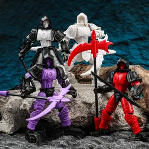 Assembled Movable Skeleton Figure with Armor, Ignite Creativity and Imagination in Kids, Perfect for Home Decor and Holiday Gifts, Action Figures