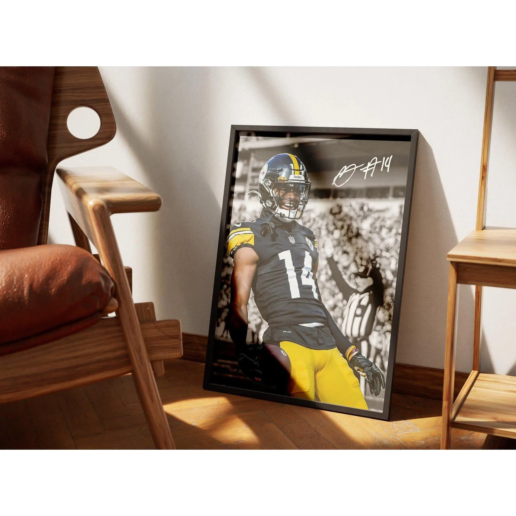 George Pickens Poster, Signed Football Poster, Gift For Fans( Unframed - Print Only )