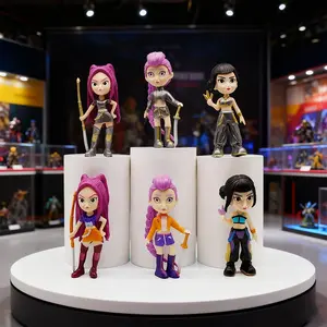6-Piece Anime Figure Set, Girl Group Collectible Figurines Display Pieces, Approximately 10cm/4.2 Inch, Perfect Gift for Anime Enthusiasts