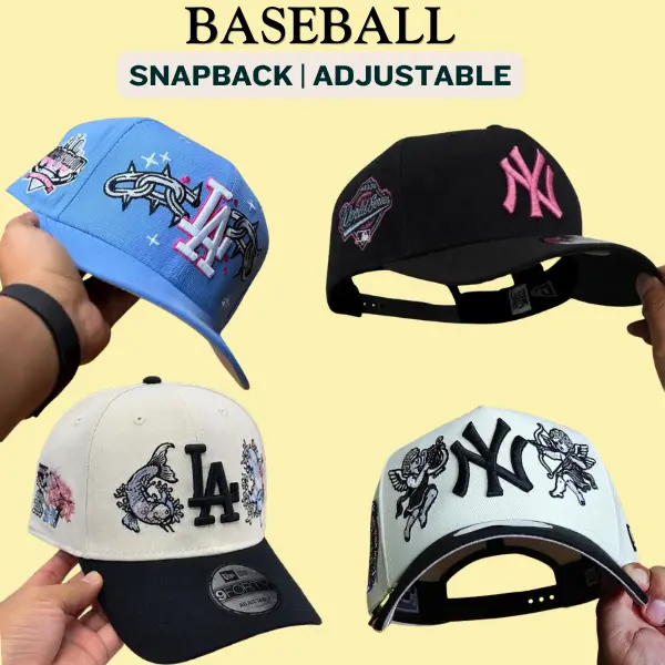 New Era MLB NY Yankees LA Dodgers Premium Baseball Hat – Adjustable 9FORTY 59FIFTY Curved Brim Cap, Embroidered Official Team Logo, Classic Heritage Streetwear, Hip Hop Fashion, Trending TikTok USA 2026