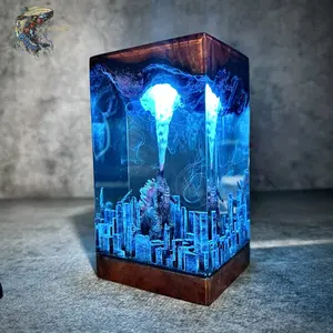 Handcrafted Monster Motif Lamp - Perfect Gift for Collectors and Movie Enthusiasts