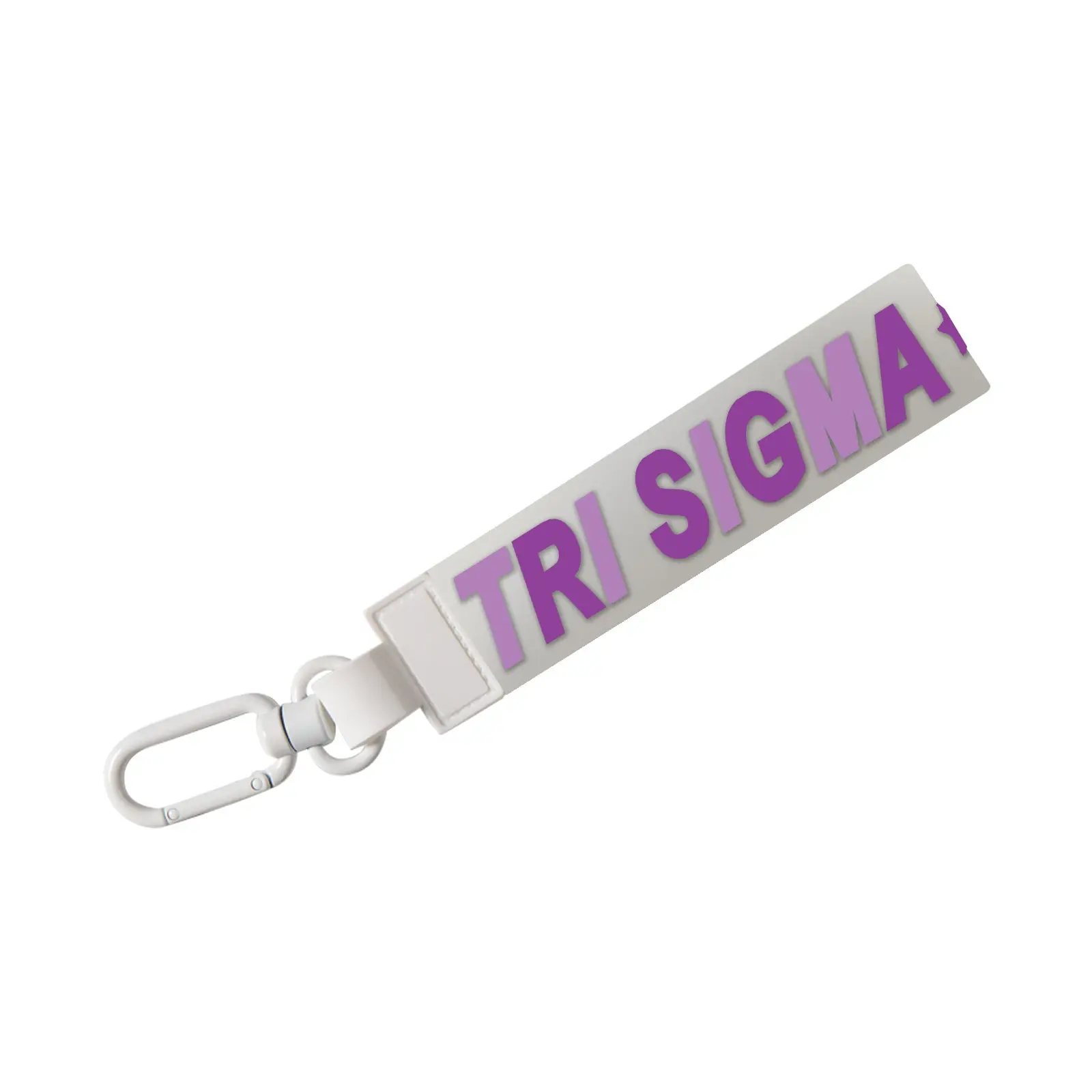 Sigma Sigma Sigma Silicone Keychain