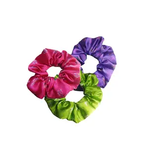 Kaleidoscope Satin Scrunchies (3pk)