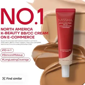 Perfect BB Cream with SPF Protection, Lightweight Hydrating Tinted Moisturizer for Daily Wear Vanity Table