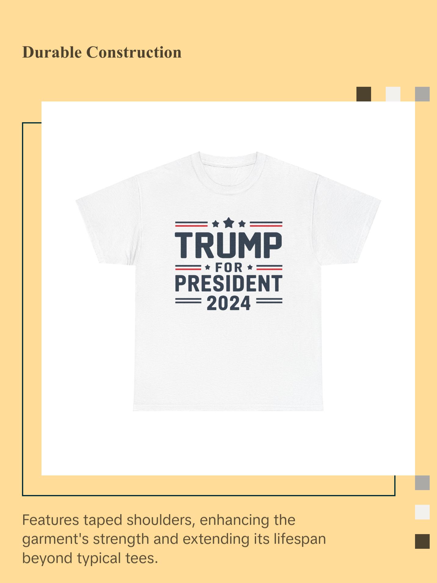 Trump for President - Unisex Heavy Cotton Tee