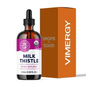 Vimergy Organic Milk Thistle 20:1 115mL - Supports Liver & Digestion Health