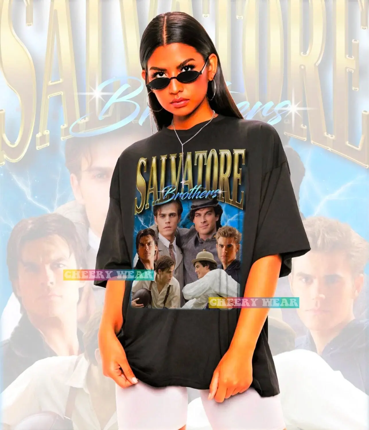 Unisex Salvatore Brothers Shirt -Damon Salvatore Shirt Stefan Salvatore Shirt Damon Salvatore Tshirt Salvatore Brothers Tshirt Salvatore Tee