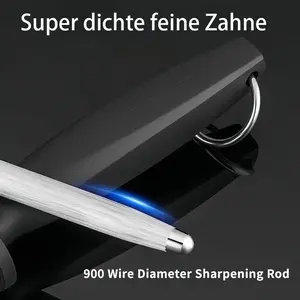 Home Superfine Wire Sharpening Rod, Comfortable Handle, Essential Kitchen Tool, Perfect for Home Use, Must-Have Sharpener