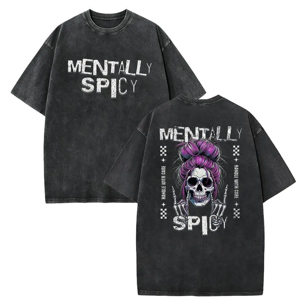 Fiery Soul" Skull — Satirical Dark Humor T-Shirt, Fun & Sarcastic Mom Gift, Mother's Day Present TShirt